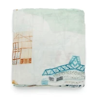 Bamboo Muslin Swaddle Blanket - Quebec