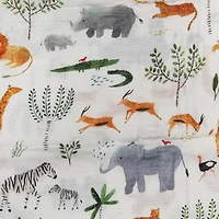 Bamboo Muslin Swaddle Blanket - Safari