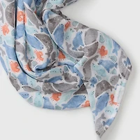 Couverture Mousseline Bambou - Phoques