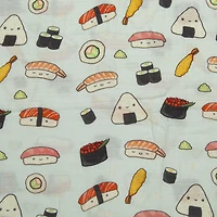 Couverture Mousseline Bambou - Sushi