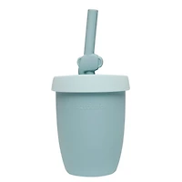 Kids Silicone Cup with Straw