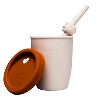 Kids Silicone Cup with Straw