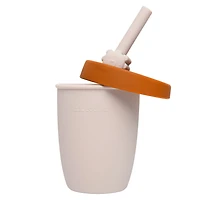 Kids Silicone Cup with Straw
