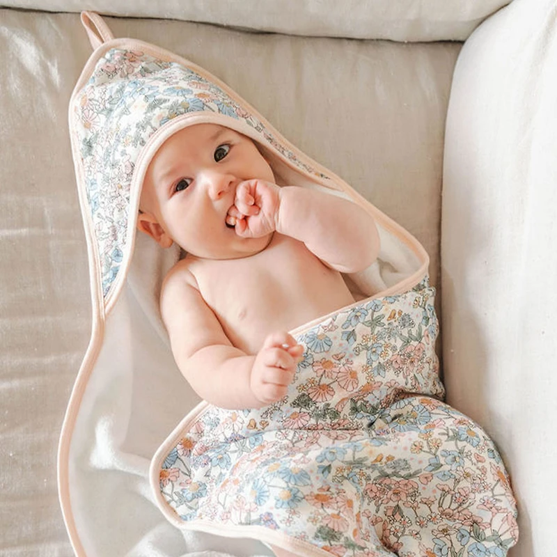 Hooded Towel Set - English Garden