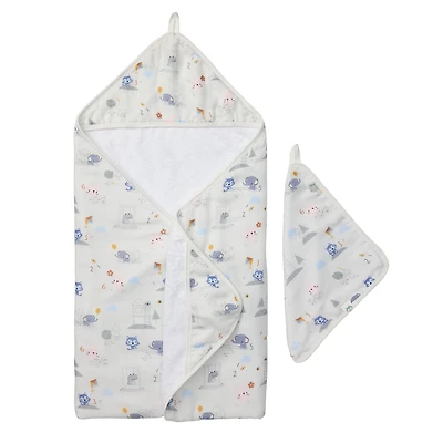 Hooded Towel Set - Tiny Mathletes