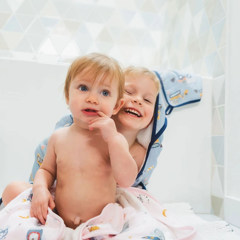 Ensemble Serviette Capuchon - Mini Ingénieurs