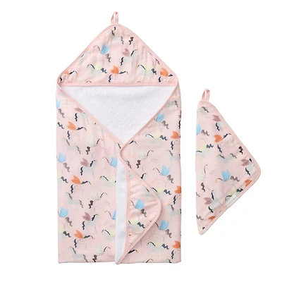 Ensemble Serviette à Capuchon - Licornes