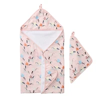 Ensemble Serviette à Capuchon - Licornes
