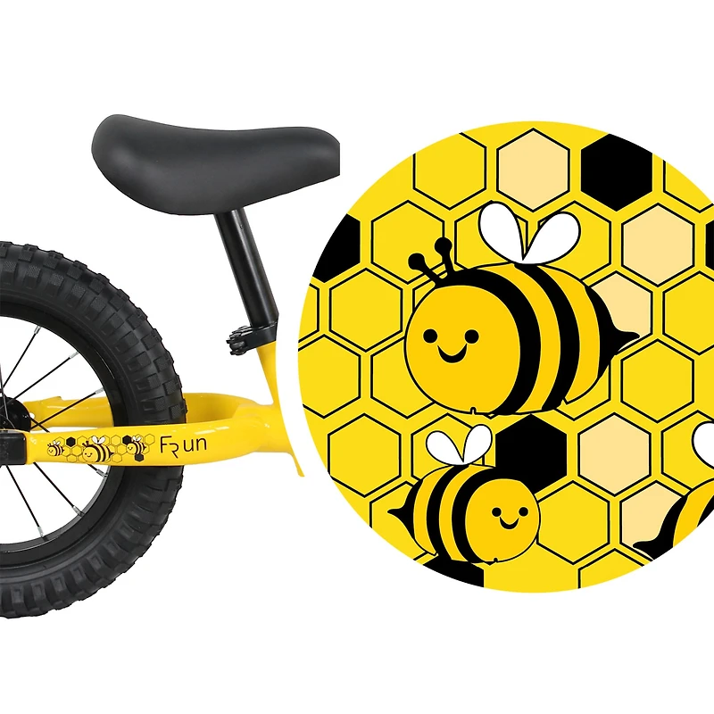 F-un 12"kids Balance Bike - Yellow