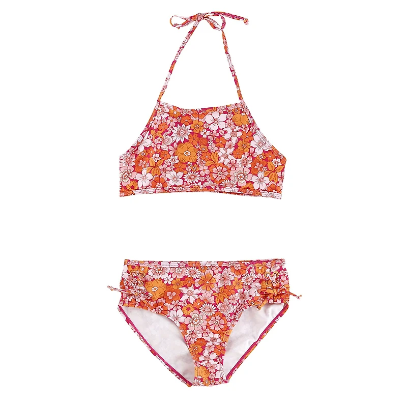 Retro Flowers Bikini 3-14y