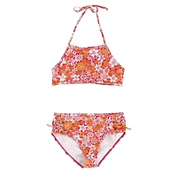 Retro Flowers Bikini 3-14y
