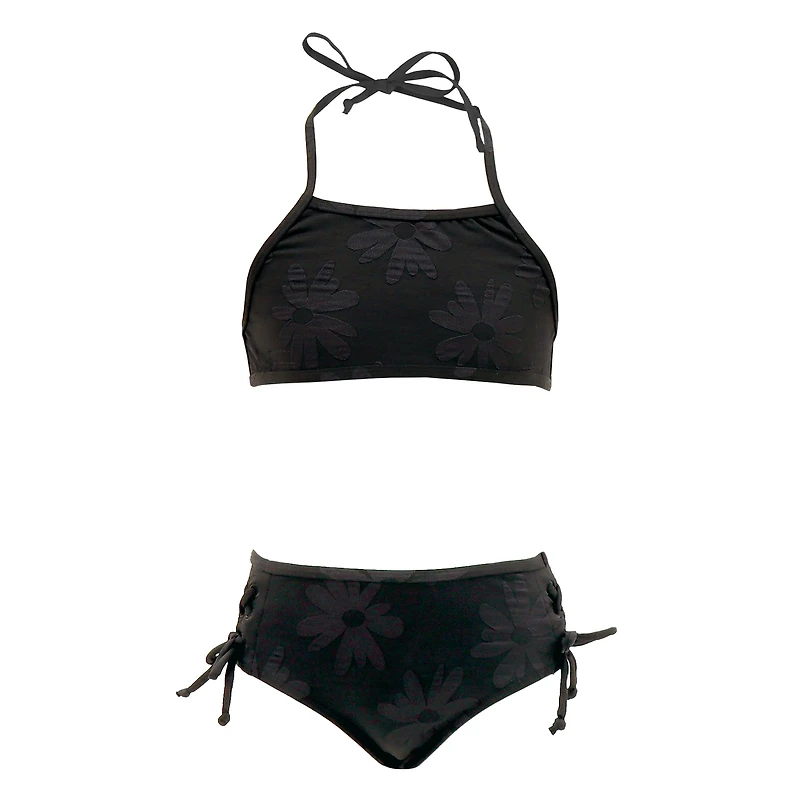 Textured Daisies Bikini 3-14y