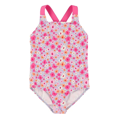 Flowers Swimsuit 2-14y