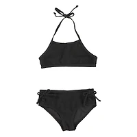 Black Rib Bikini 3-14y