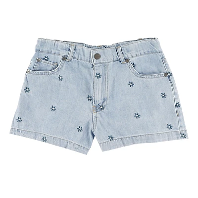 Short Denim Cerises 7-14ans