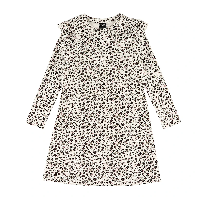 Floral AOP Romance Dress 7-14