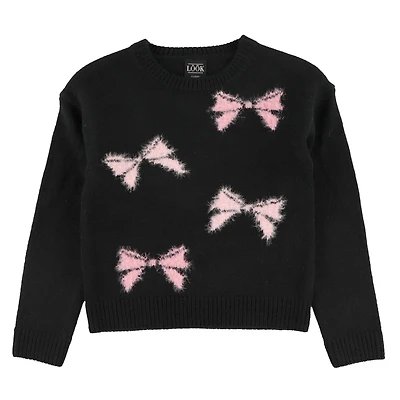 Pull Tricot Romance Boucles 7-14ans