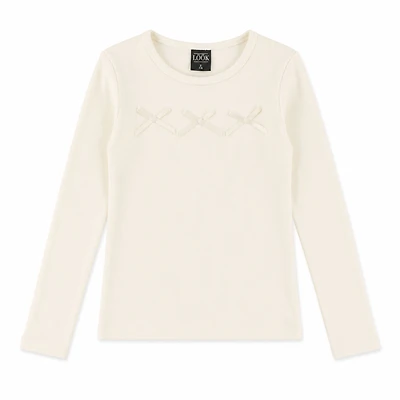 Bow & Blush Rib T-shirt 7-14