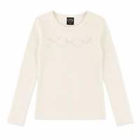 Bow & Blush Rib T-shirt 7-14