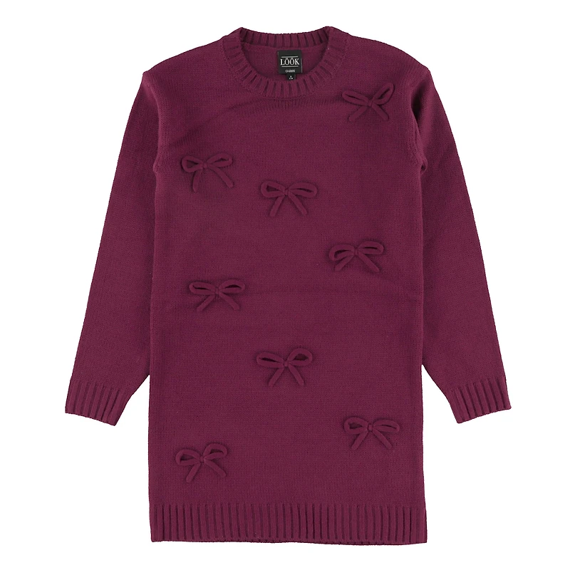 Bow & Blush Knit Dress 7-14