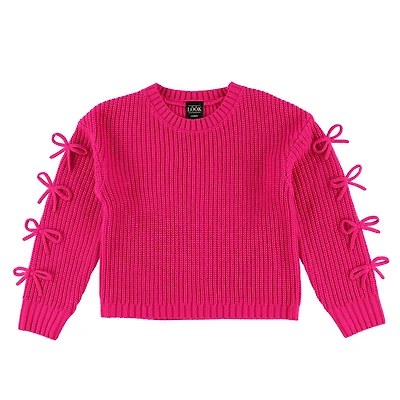 Bow & Blush Knit Sweater 7-14