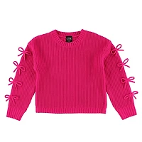 Bow & Blush Knit Sweater 7-14