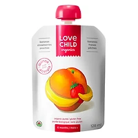Organic Puree - Superblends - Bananas, Strawberries and Peaches (From 6 months )