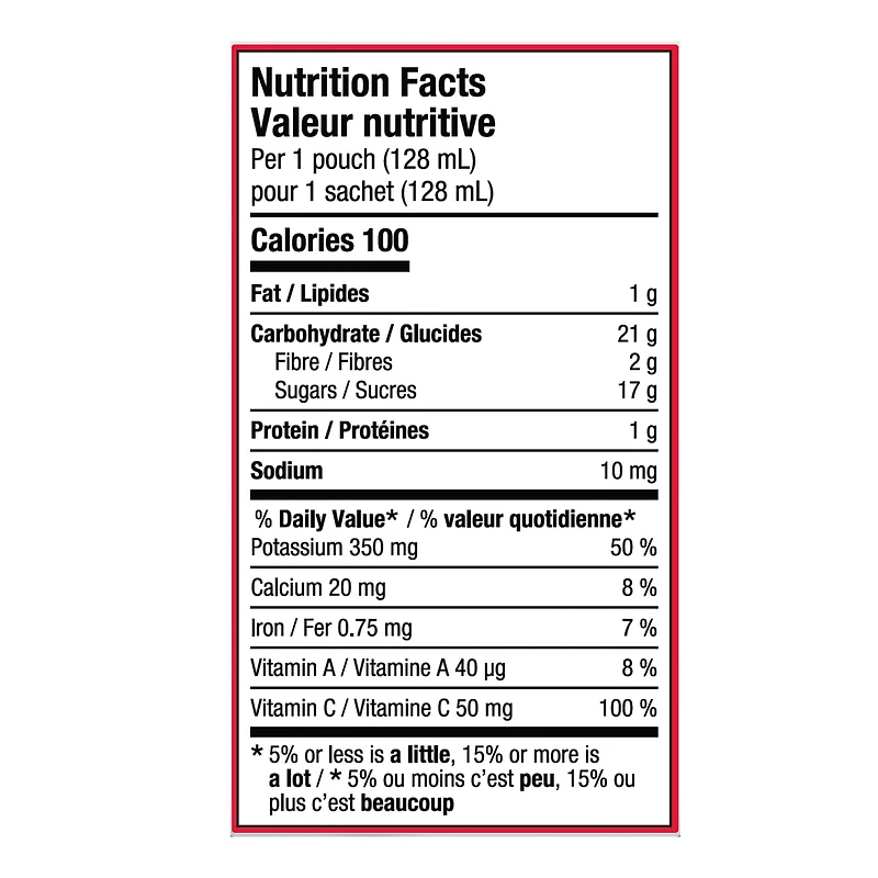 Purée Bio - Superblends -  Bananes, Fraises et Pêches ( À partir de 6 mois )