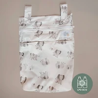 Elephants Double Bag