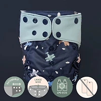 Couche Lavable Évolution -  Avions 10-35lb