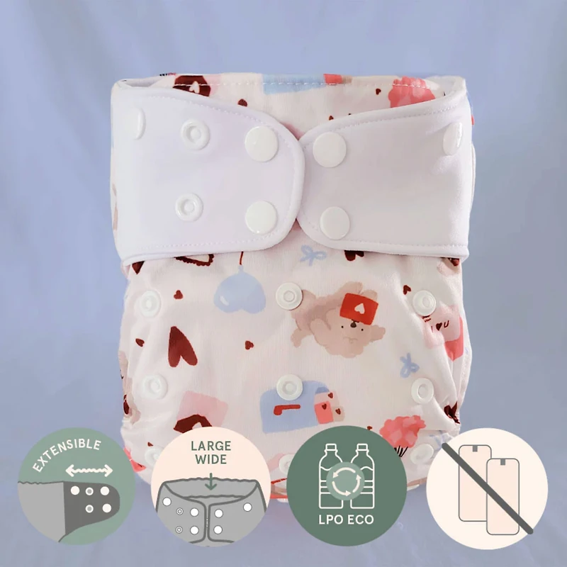 Couche Lavable Évolution -  Lettre 8-35lb