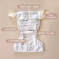 Moto Cloth Diaper 10-35lb