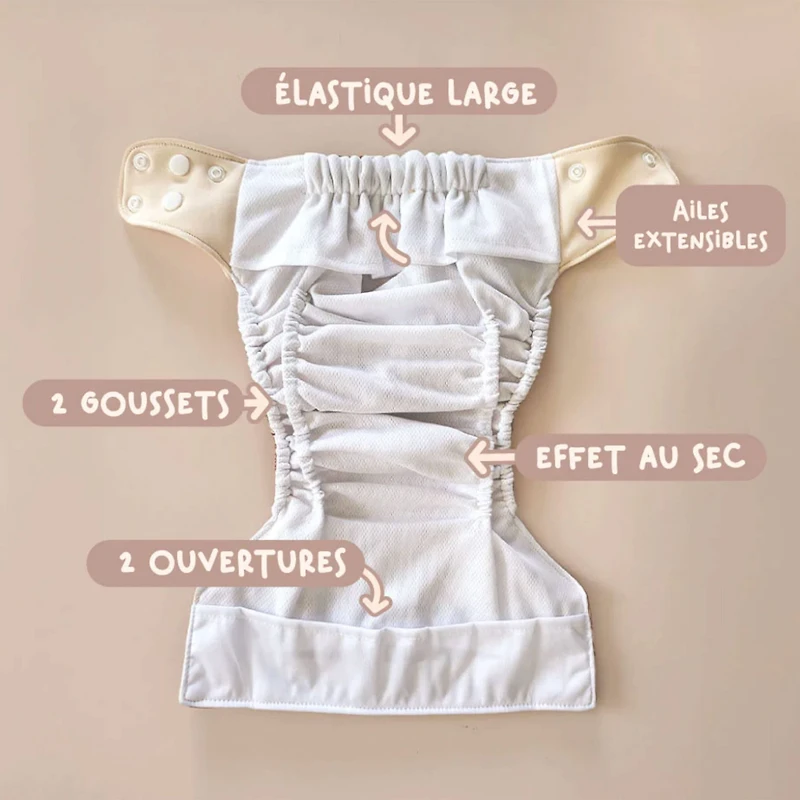 Couche Lavable Évolution - Ravioli 10-35lb