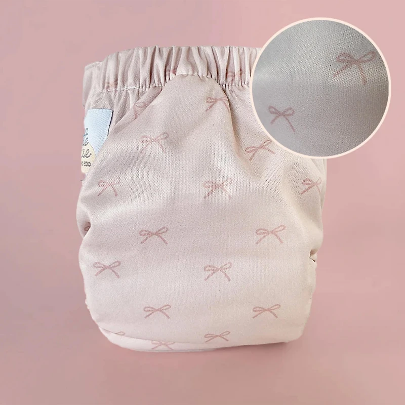Bow Newborn Cloth Diaper