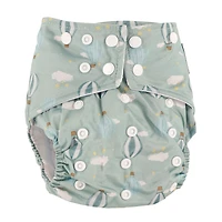 Couche Lavable Élastique Large 10-35lb - Montgolfière