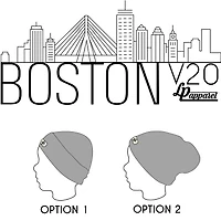 Striped Boston V20 Beanie 0-24m