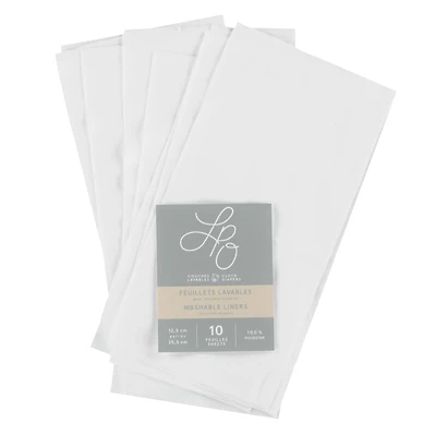 Washable Microfleece Liners Set of 10 