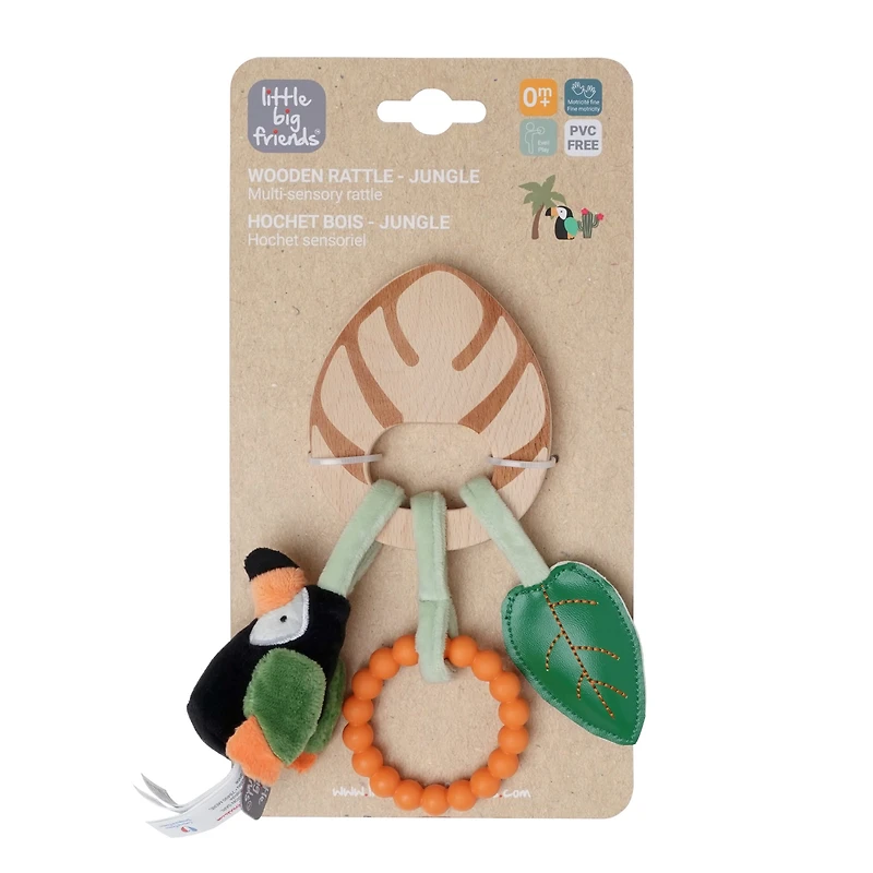 Hochet En Bois - Jungle