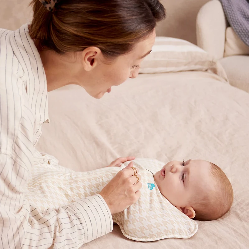 Organic Swaddle Up Small 8-13lb - Houndstooth