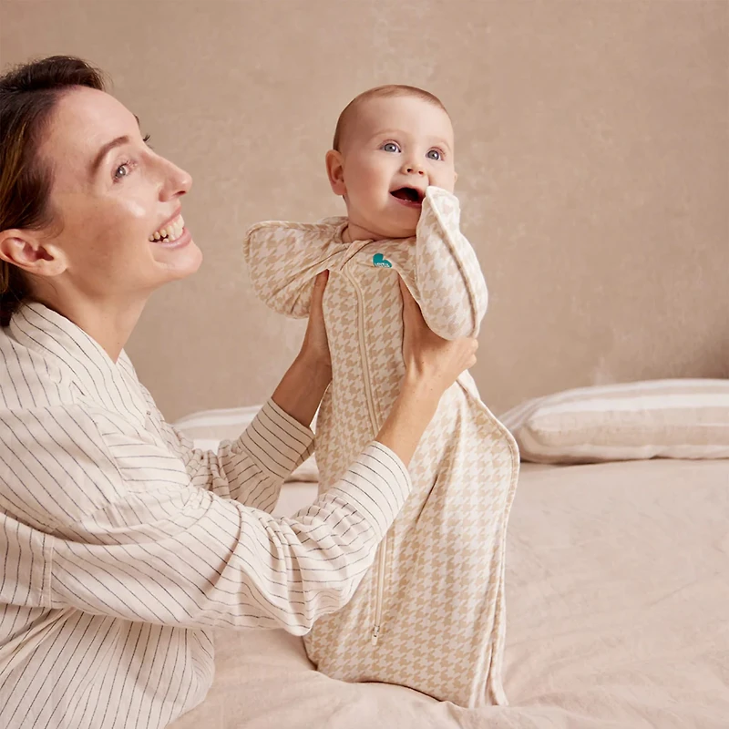 Organic Swaddle Up Small 8-13lb - Houndstooth