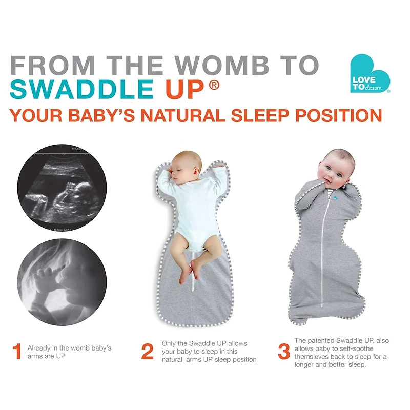 Swaddle Up SILKY-LUX™ Bambou Nouveau-né 5-8.5lb - Crème