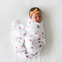 Straberries-cotton Muslin Swad