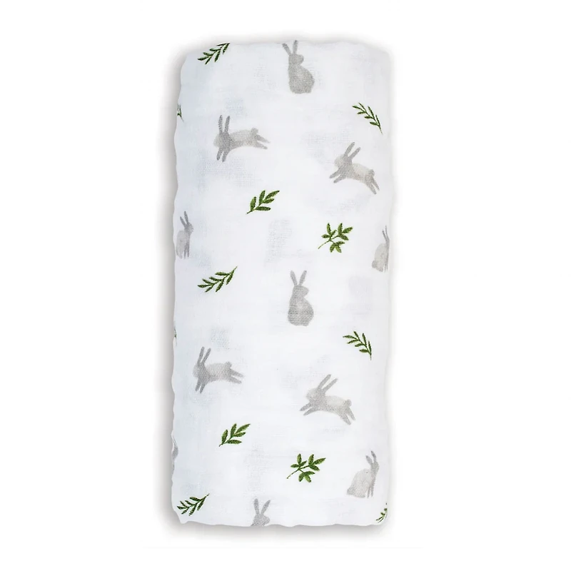 Couverture Mousseline - Lapins