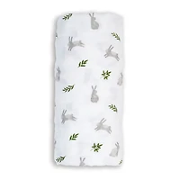 Couverture Mousseline - Lapins