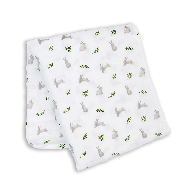 Couverture Mousseline - Lapins