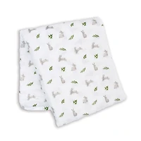 Couverture Mousseline - Lapins