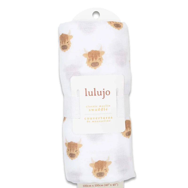 Couverture Mousseline - Vache Highland