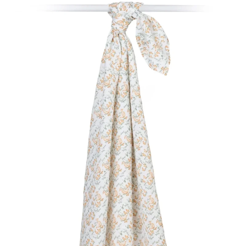Ducklings-cotton Muslin Swaddl