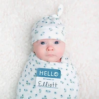 Hello World Blanket&knotted Ha