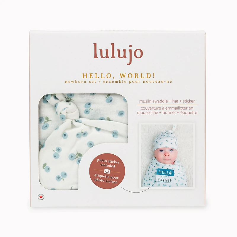 Hello World Blanket&knotted Ha